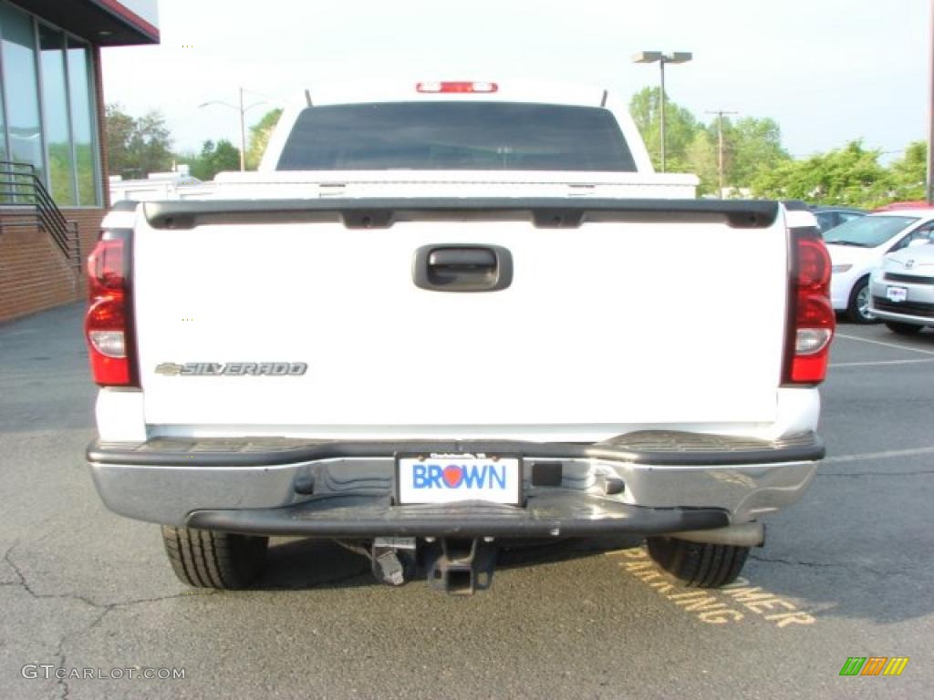 2006 Silverado 1500 LT Crew Cab 4x4 - Summit White / Tan photo #3