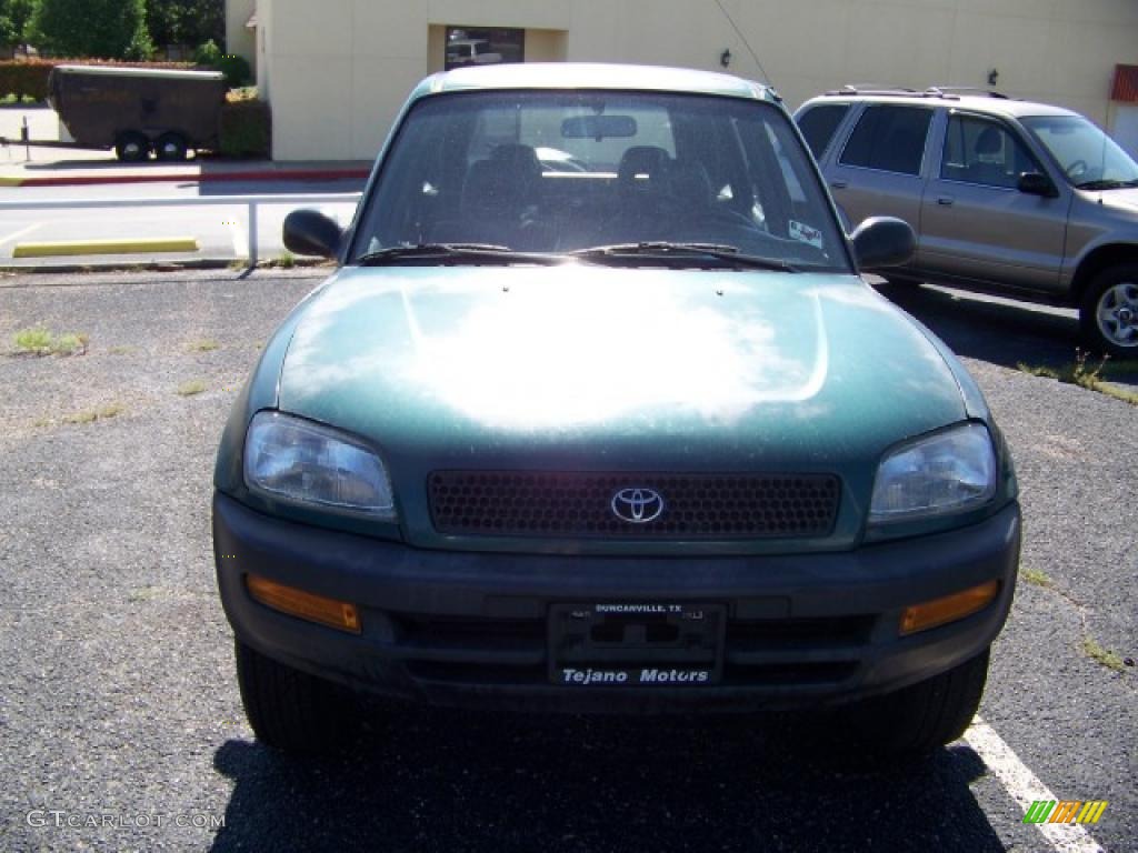 1996 RAV4 4WD - Sequoia Green Metallic / Gray photo #2