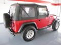 2005 Flame Red Jeep Wrangler SE 4x4  photo #6