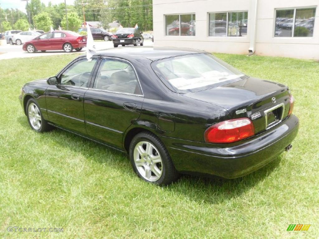 2002 626 ES V6 - Black Onyx / Beige photo #2