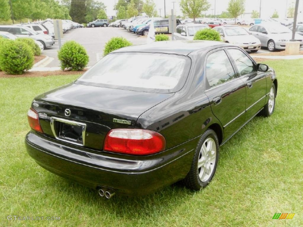 2002 626 ES V6 - Black Onyx / Beige photo #4