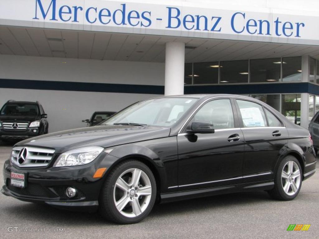 2010 C 300 Sport 4Matic - Black / Almond/Mocha photo #1