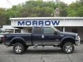 2005 True Blue Metallic Ford F250 Super Duty Lariat SuperCab 4x4  photo #1