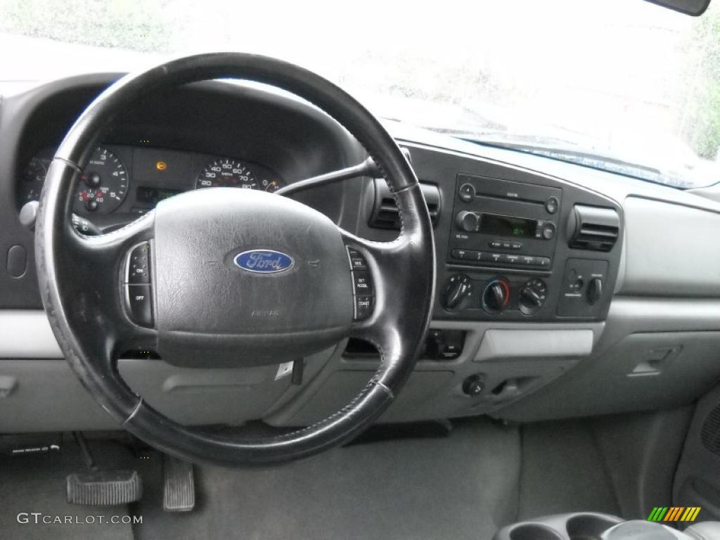 2005 F250 Super Duty Lariat SuperCab 4x4 - True Blue Metallic / Medium Flint photo #11