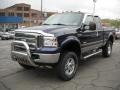 2005 True Blue Metallic Ford F250 Super Duty Lariat SuperCab 4x4  photo #18