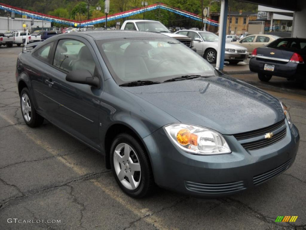 2007 Cobalt LS Coupe - Blue Granite Metallic / Gray photo #20