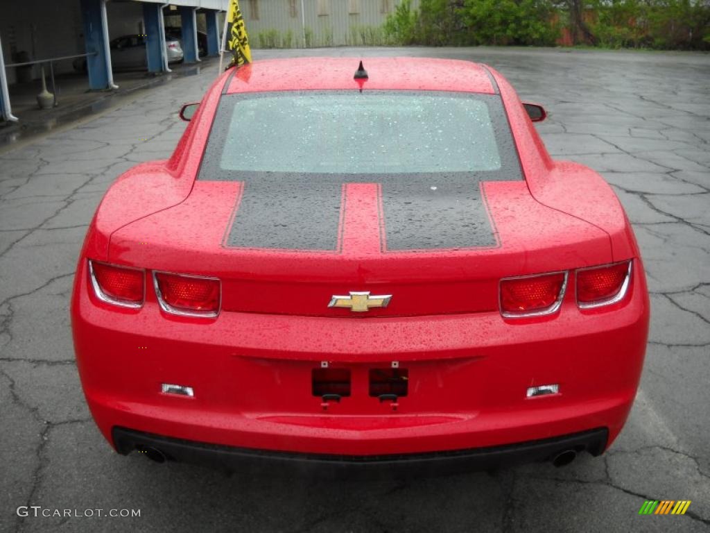2010 Camaro LT Coupe - Victory Red / Black photo #3