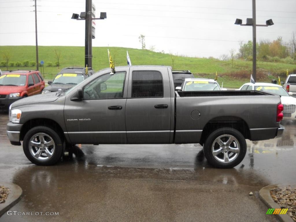 2007 Ram 1500 Big Horn Edition Quad Cab 4x4 - Mineral Gray Metallic / Medium Slate Gray photo #5