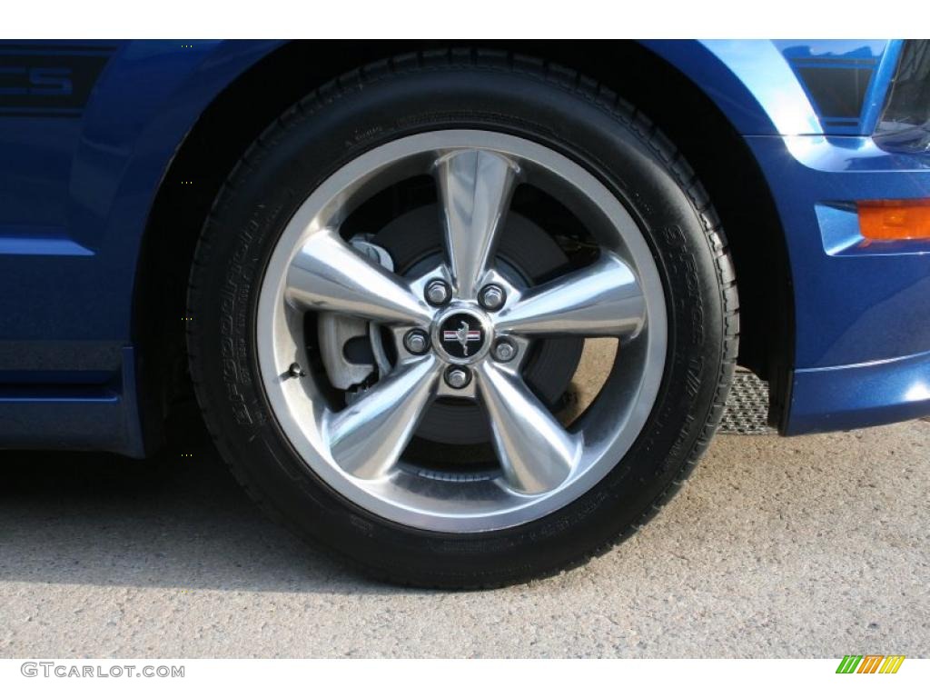 2009 Mustang GT Premium Coupe - Vista Blue Metallic / Black/Dove photo #10