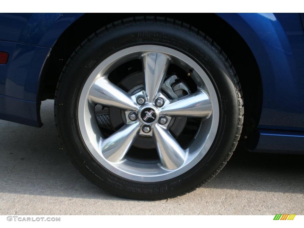 2009 Mustang GT Premium Coupe - Vista Blue Metallic / Black/Dove photo #11