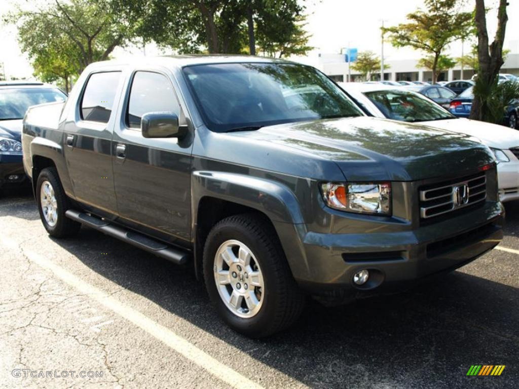 2008 Ridgeline RTL - Nimbus Gray Metallic / Gray photo #1