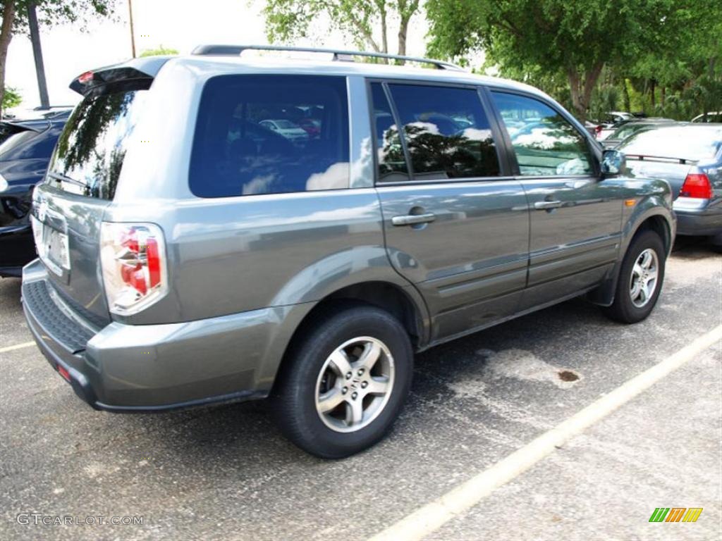 2007 Pilot EX - Nimbus Gray Metallic / Gray photo #3