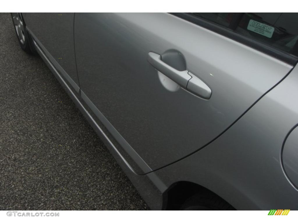 2009 Civic LX Sedan - Alabaster Silver Metallic / Gray photo #19