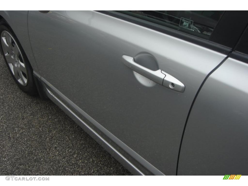 2009 Civic LX Sedan - Alabaster Silver Metallic / Gray photo #20