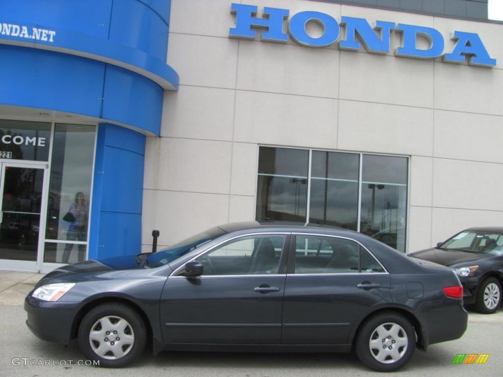 2005 Accord LX Sedan - Graphite Pearl / Gray photo #3