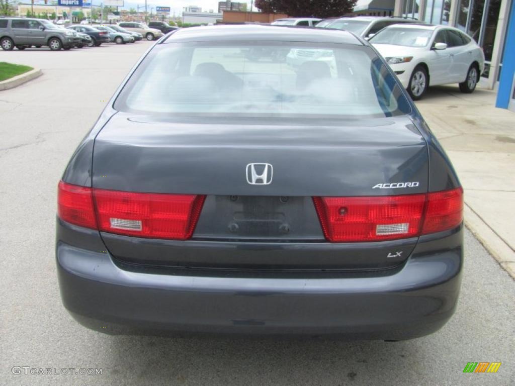 2005 Accord LX Sedan - Graphite Pearl / Gray photo #6