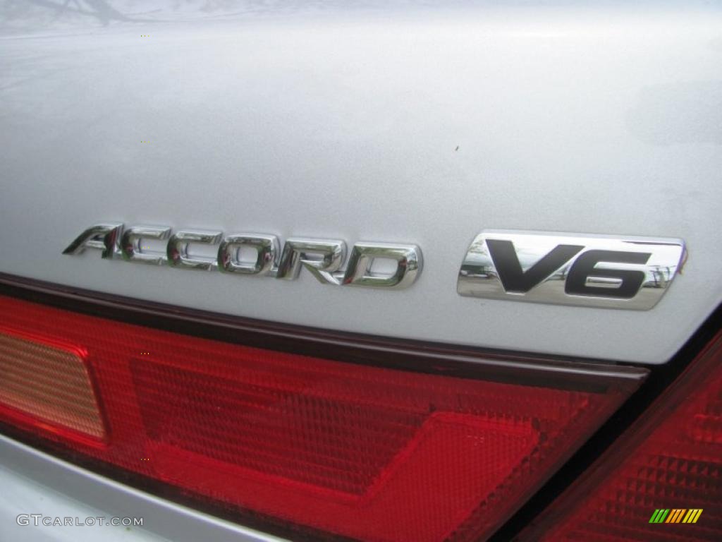 2002 Accord EX V6 Coupe - Satin Silver Metallic / Charcoal photo #8