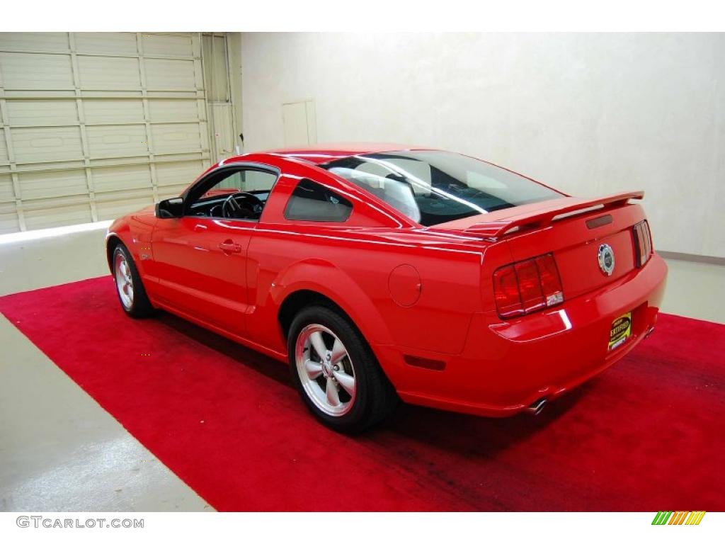 2007 Mustang GT Premium Coupe - Torch Red / Dark Charcoal photo #22