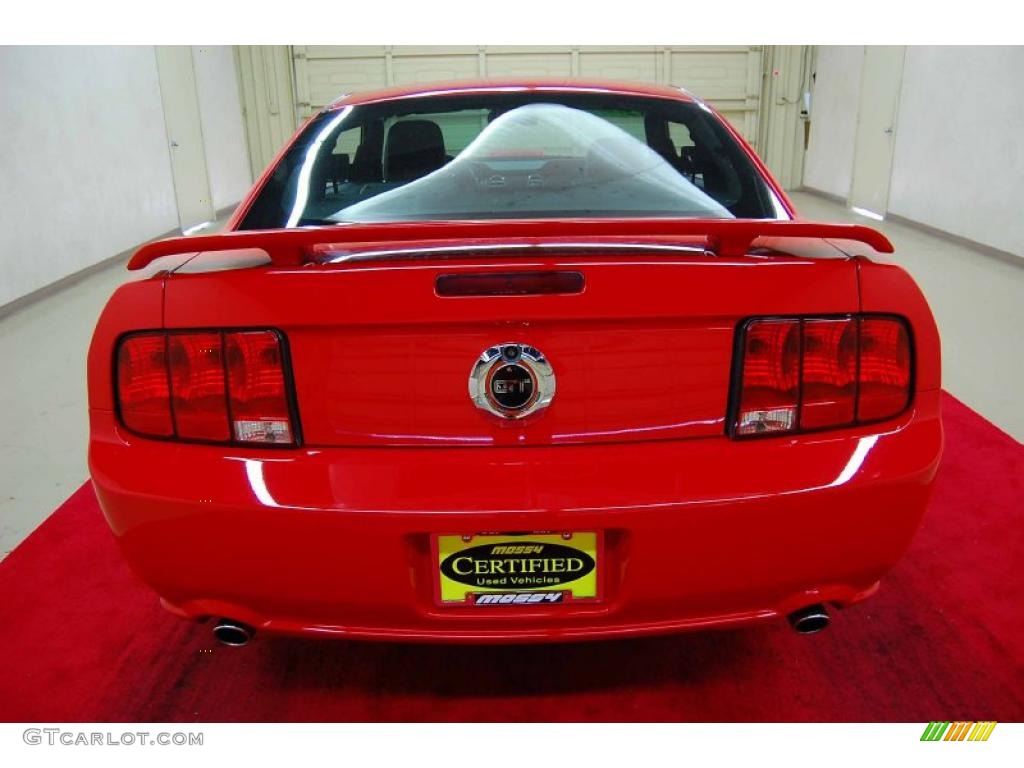 2007 Mustang GT Premium Coupe - Torch Red / Dark Charcoal photo #26