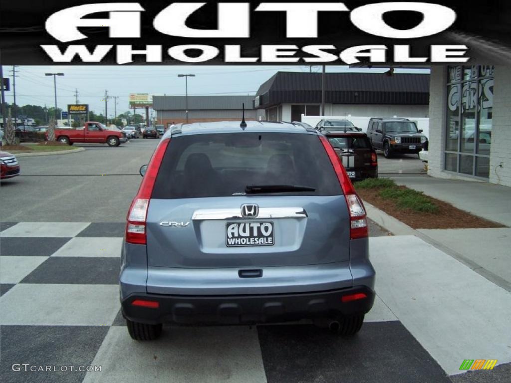 2007 CR-V EX 4WD - Glacier Blue Metallic / Gray photo #3