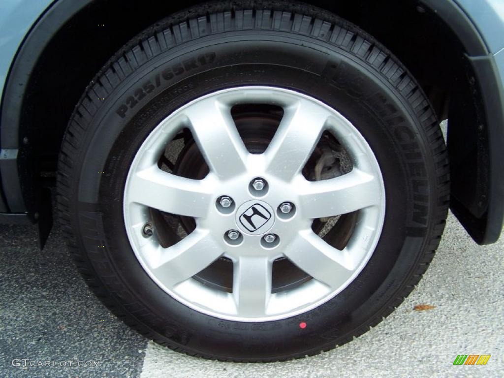 2007 CR-V EX 4WD - Glacier Blue Metallic / Gray photo #4