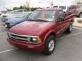 1996 Medium Red Metallic Chevrolet S10 LS Regular Cab 4x4  photo #1