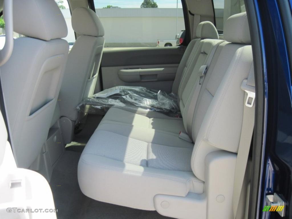 2010 Sierra 1500 SLE Crew Cab - Laser Blue Metallic / Dark Titanium/Light Titanium photo #8