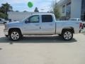 2010 Pure Silver Metallic GMC Sierra 1500 SLE Crew Cab 4x4  photo #3