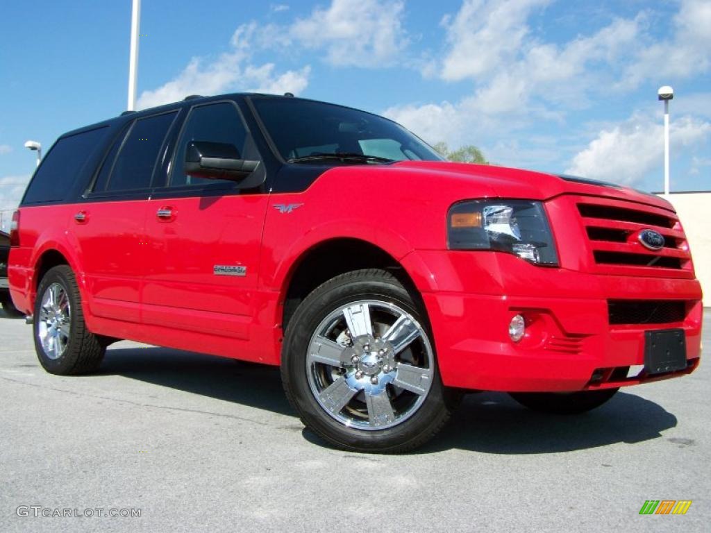 2008 Expedition Funkmaster Flex Limited 4x4 - Colorado Red/Black / Charcoal Black/Red photo #1