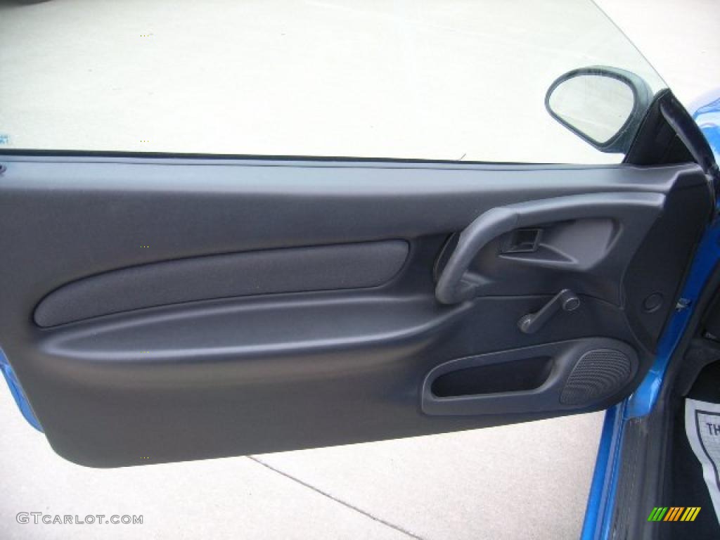 2002 Escort ZX2 Coupe - Bright Atlantic Blue Metallic / Dark Gray photo #10