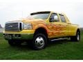 2006 Blazing Yellow Ford F350 Super Duty Lariat Crew Cab 4x4 Dually #29097275