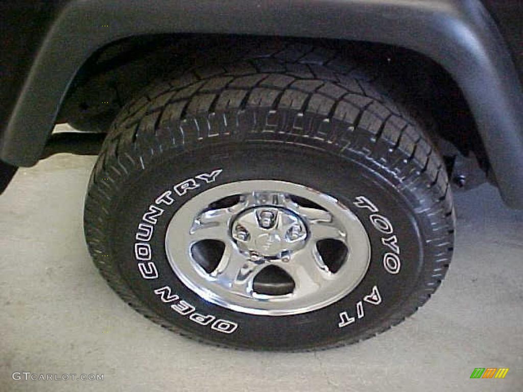 2002 Wrangler X 4x4 - Black / Camel Beige photo #8