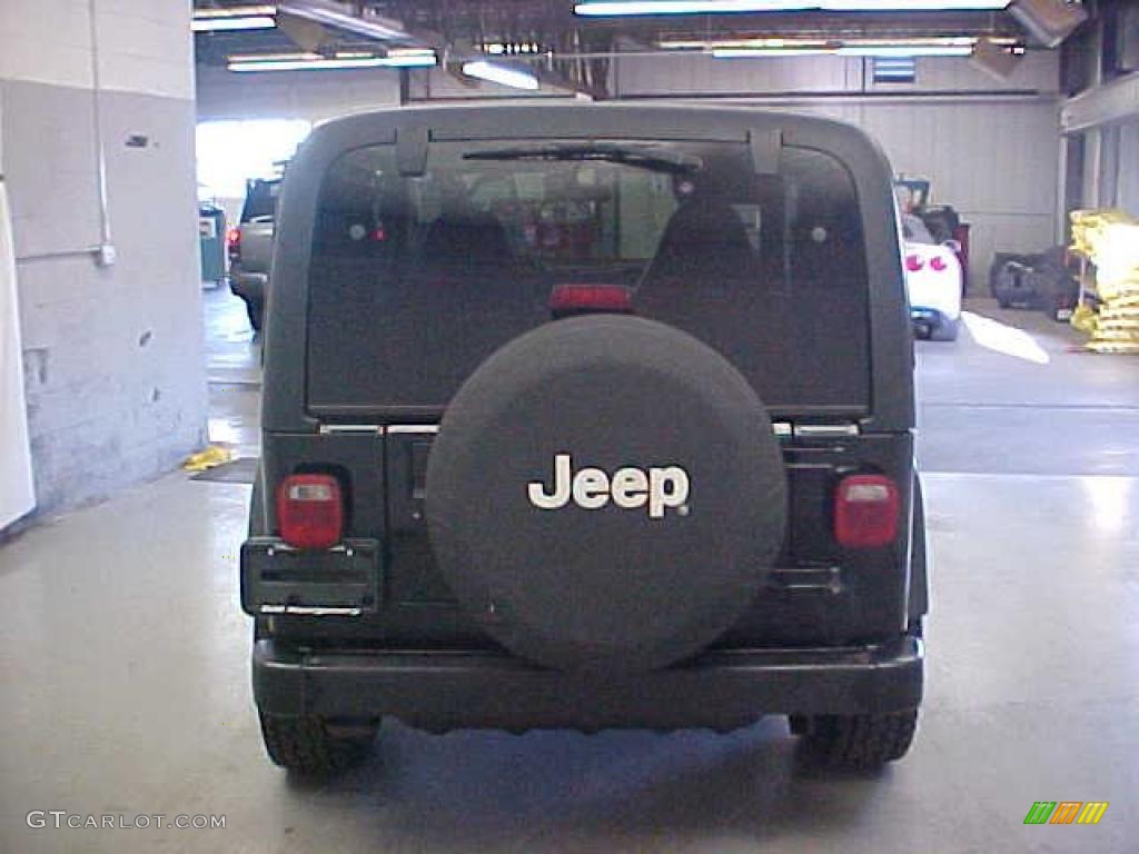 2002 Wrangler X 4x4 - Black / Camel Beige photo #10