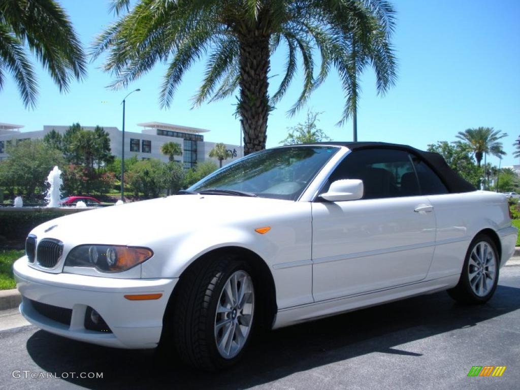 2004 3 Series 330i Convertible - Alpine White / Sand photo #2