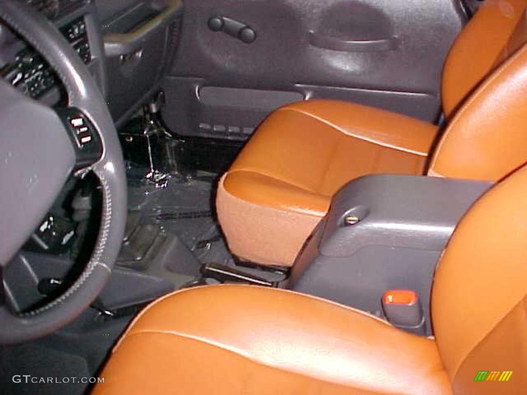 2002 Wrangler X 4x4 - Black / Camel Beige photo #17