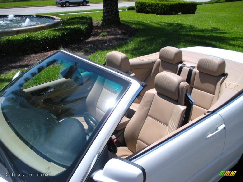 2004 3 Series 330i Convertible - Alpine White / Sand photo #9