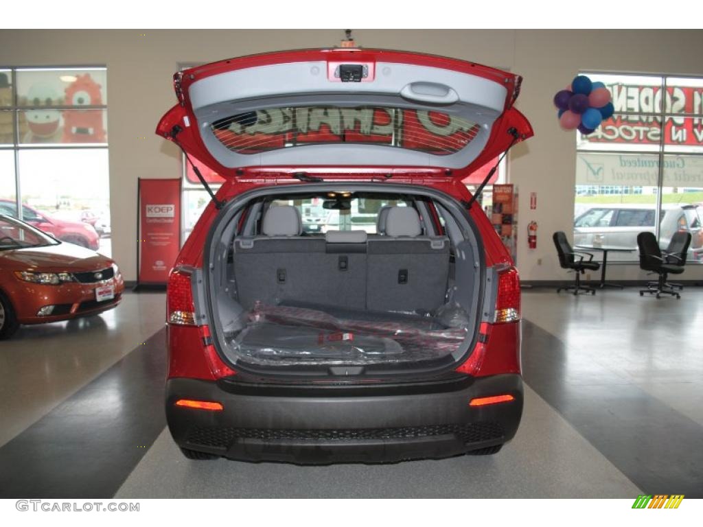 2011 Sorento LX - Spicy Red / Gray photo #26