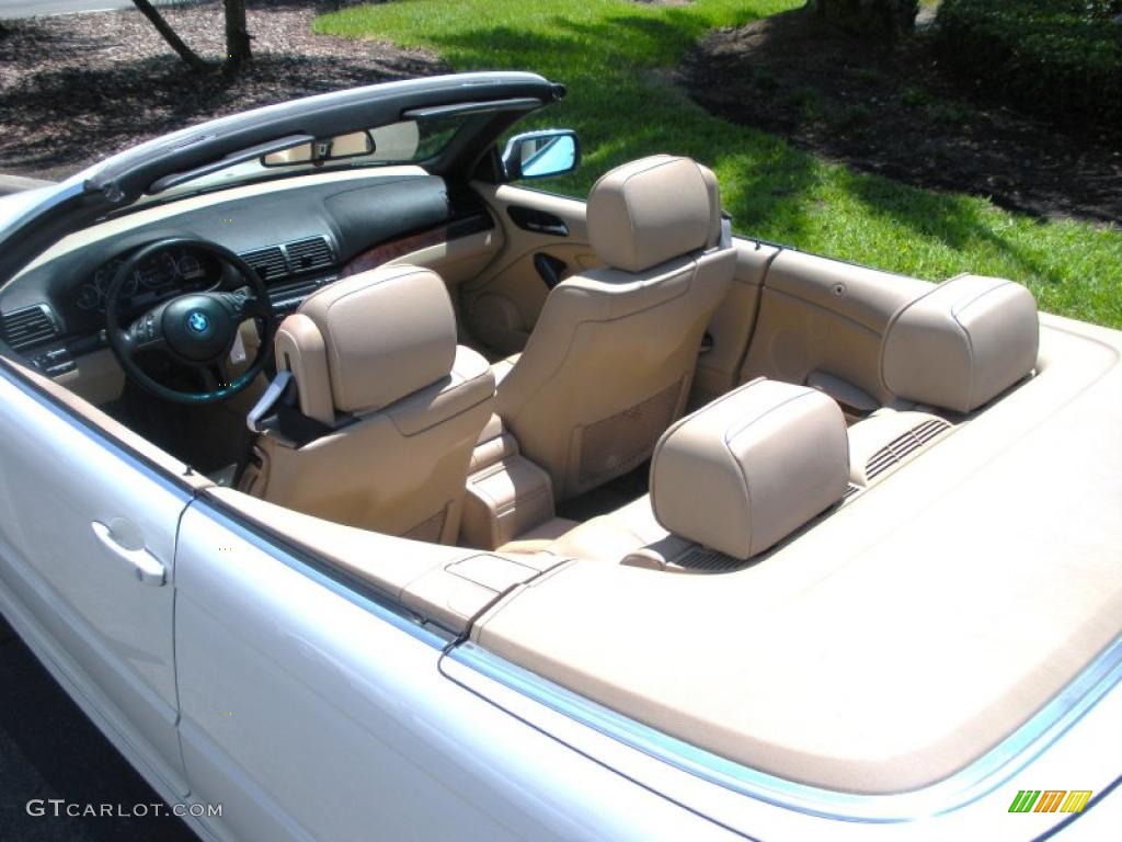 2004 3 Series 330i Convertible - Alpine White / Sand photo #10