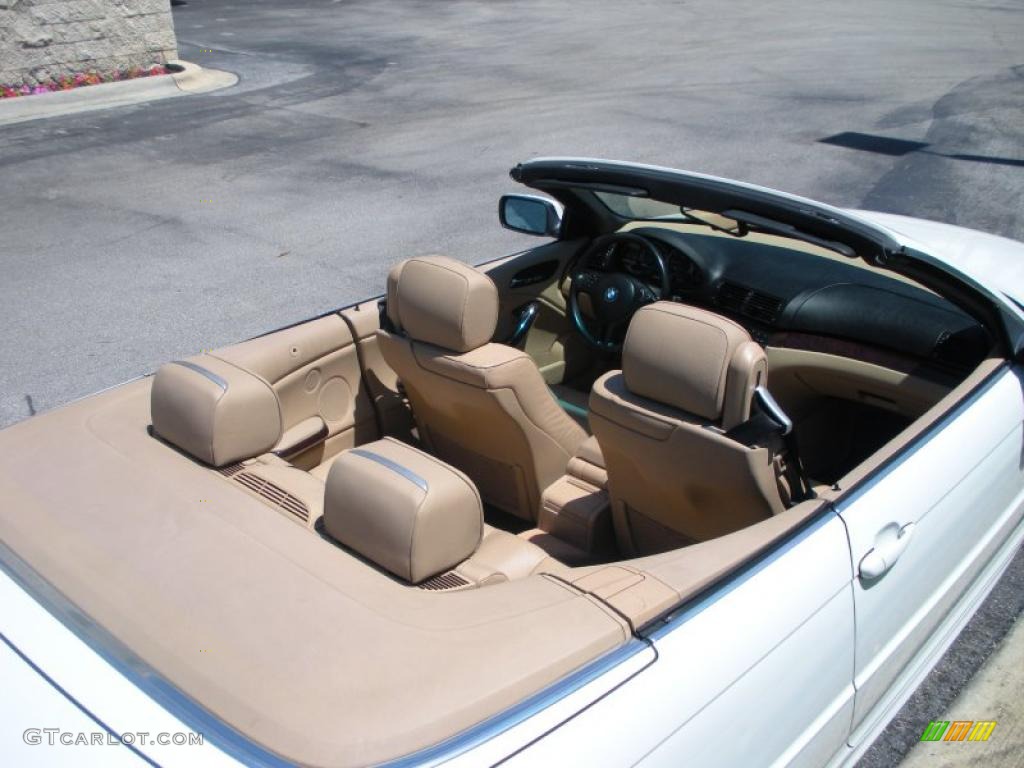 2004 3 Series 330i Convertible - Alpine White / Sand photo #11