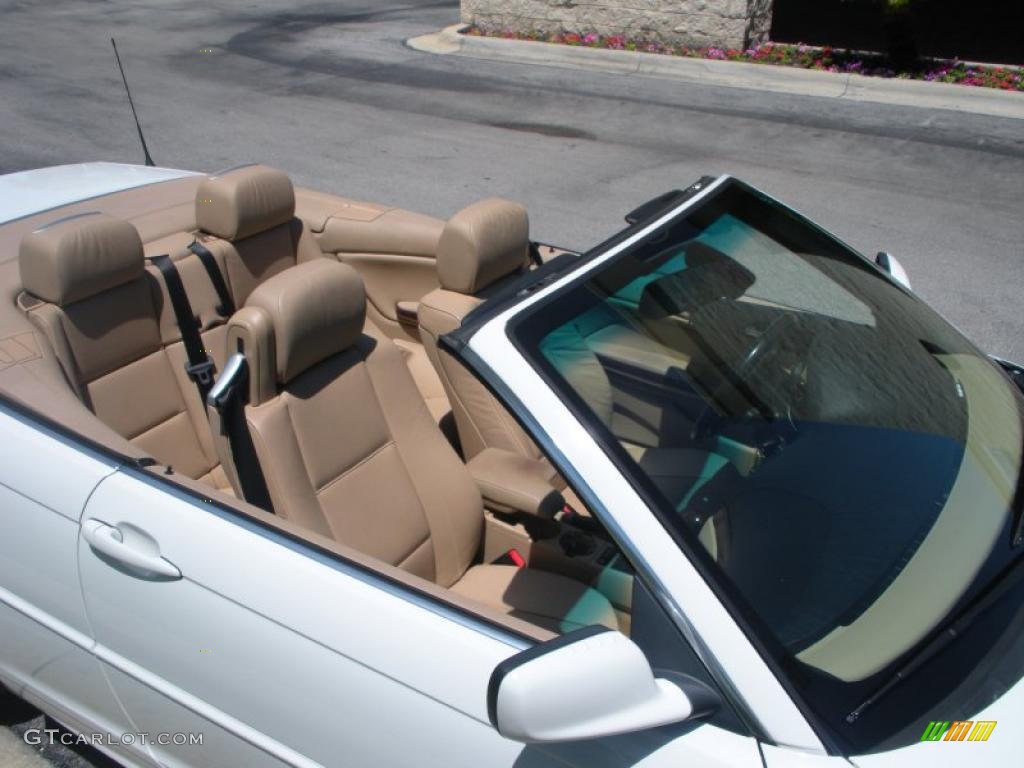 2004 3 Series 330i Convertible - Alpine White / Sand photo #12