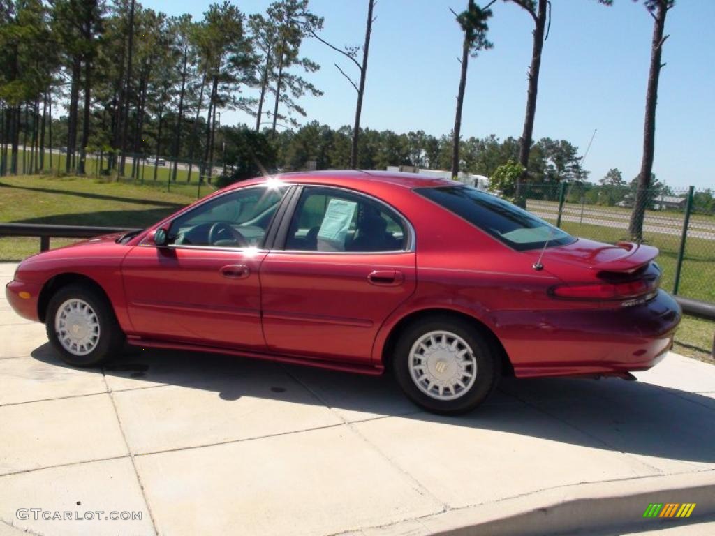 1997 Sable GS Sedan - Toreador Red Metallic / Medium Graphite photo #9