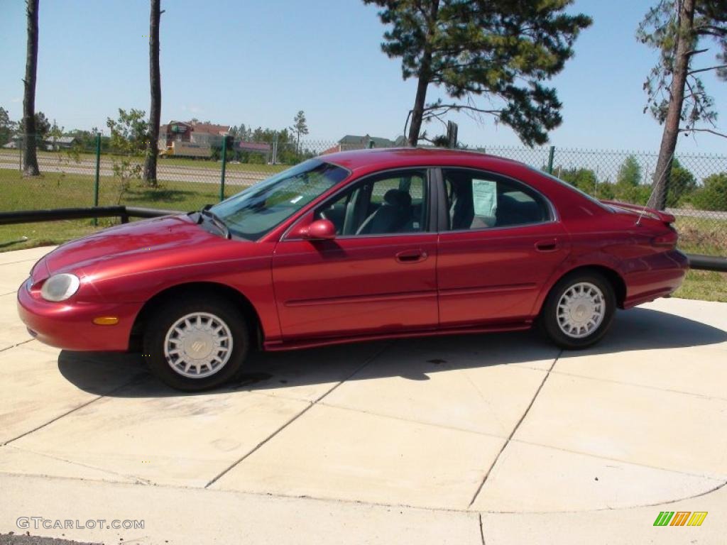 1997 Sable GS Sedan - Toreador Red Metallic / Medium Graphite photo #11