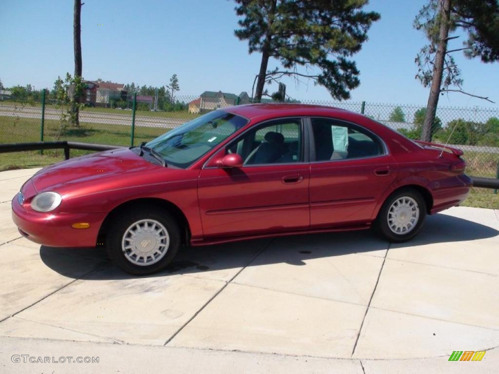 1997 Sable GS Sedan - Toreador Red Metallic / Medium Graphite photo #12