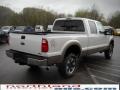 2011 White Platinum Tri-Coat Metallic Ford F350 Super Duty Lariat Crew Cab 4x4  photo #6