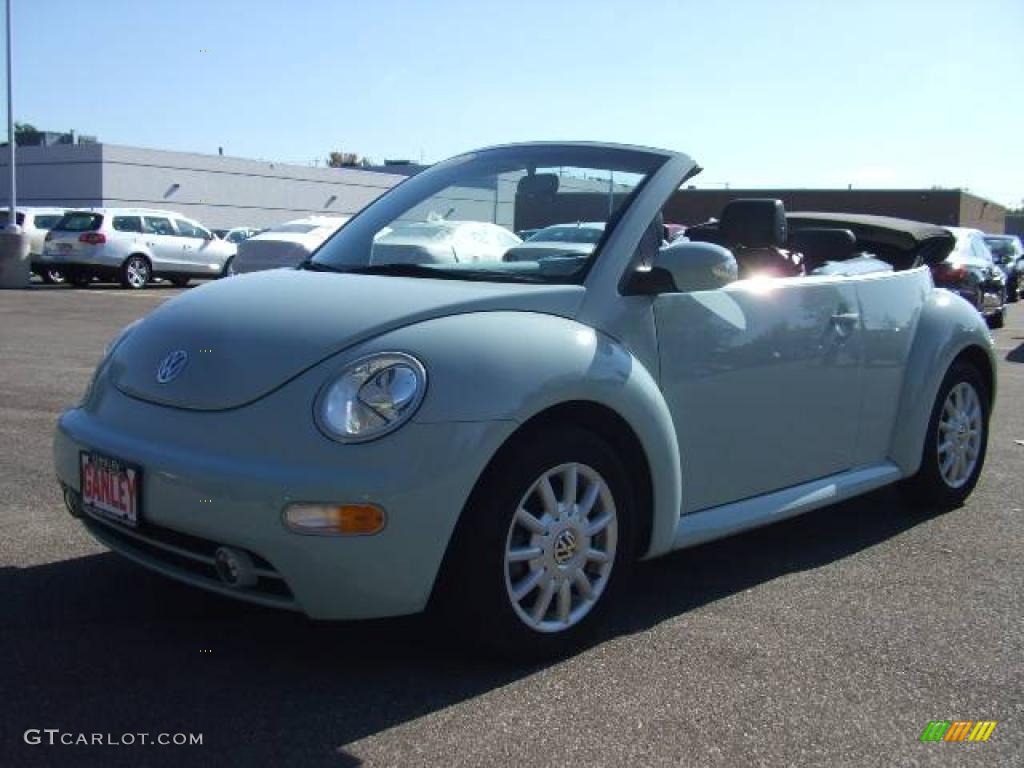 2005 New Beetle GLS Convertible - Aquarius Blue / Black photo #1