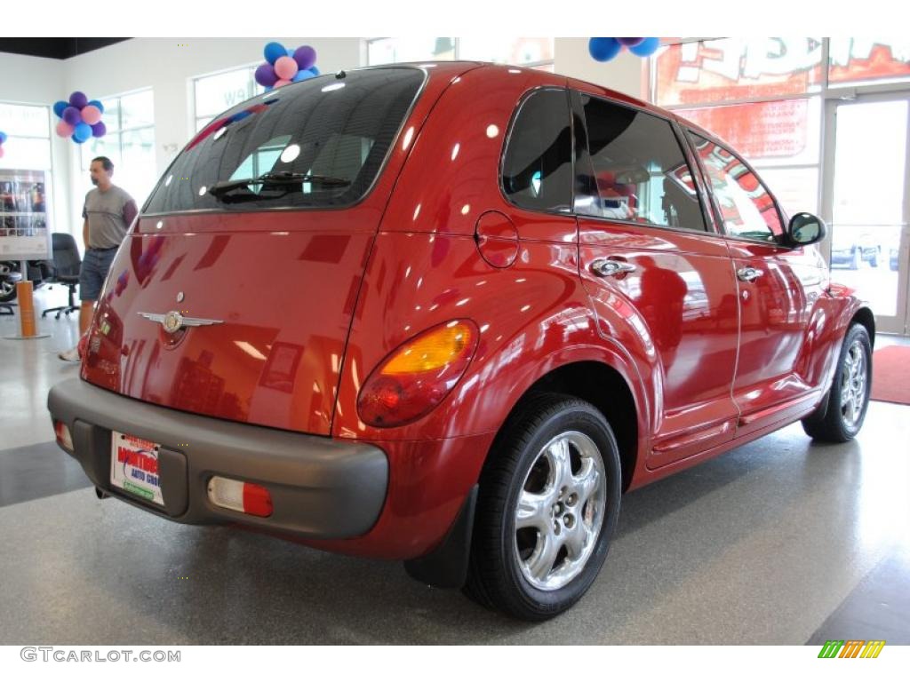2001 PT Cruiser  - Inferno Red Pearl / Gray photo #8