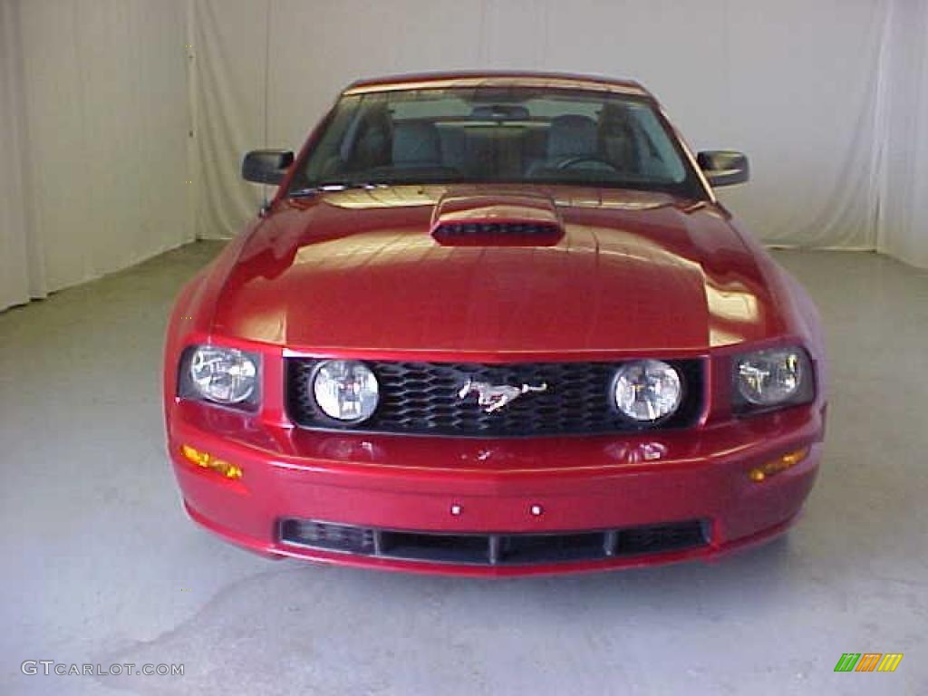 2007 Mustang GT Premium Coupe - Redfire Metallic / Light Graphite photo #2