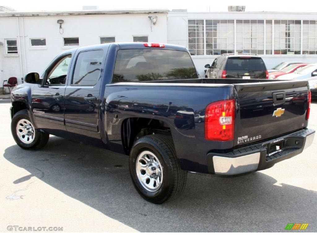 2009 Silverado 1500 LT Crew Cab 4x4 - Imperial Blue Metallic / Ebony photo #8