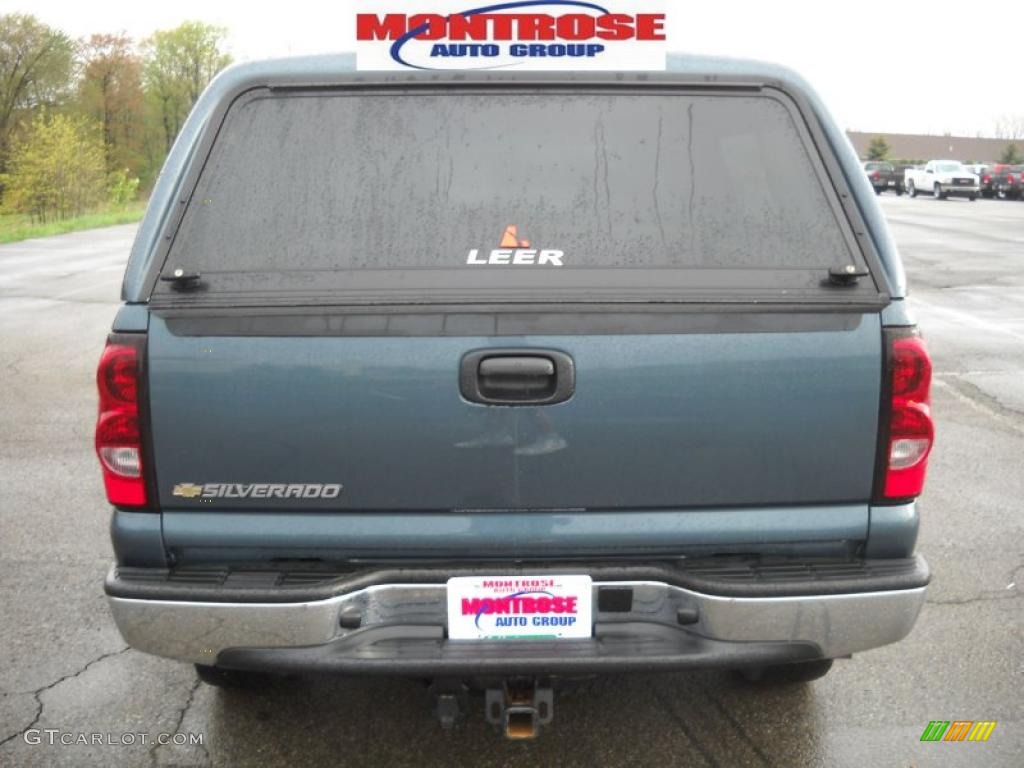 2007 Silverado 1500 Classic Z71 Extended Cab 4x4 - Blue Granite Metallic / Dark Charcoal photo #4