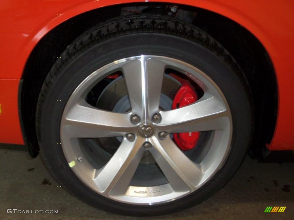 2010 Challenger SRT8 - HEMI Orange / Dark Slate Gray photo #12